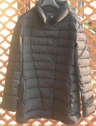 Giaccone Vero Piumino D'Oca nero