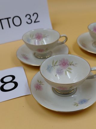 Set 4 tazzine in ceramica Bavaria