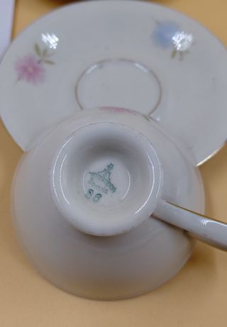 Set 4 tazzine in ceramica Bavaria