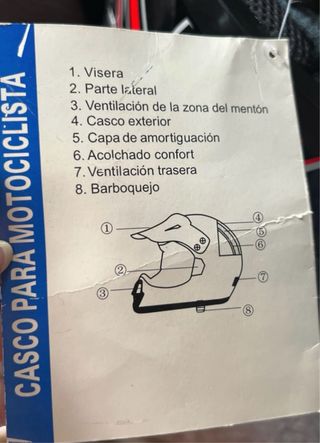 Casco Motocross RPS MX 606 a estrenar
