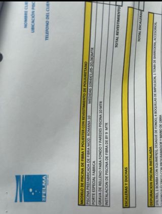 Manta térmica enrollable para piscina