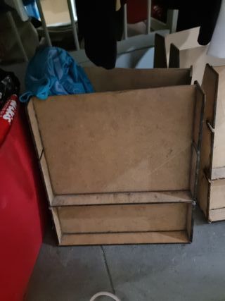 Mueble expositor madera