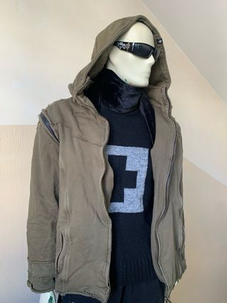 Giacca cyberpunk cotone pesante