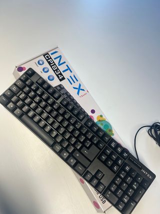 Teclado USB INTEX CP1834 Negro