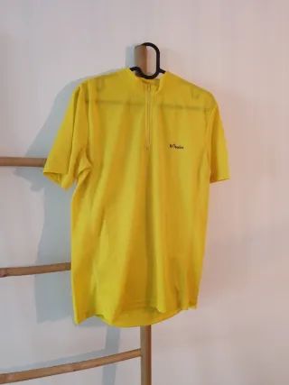 Camiseta Ciclismo Btwin Amarilla