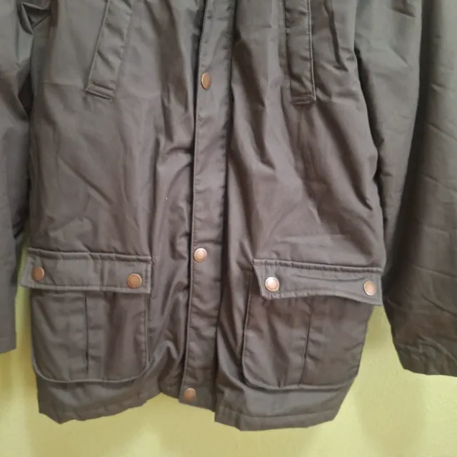 Parka Caqui Forro-Capucha Desmontable