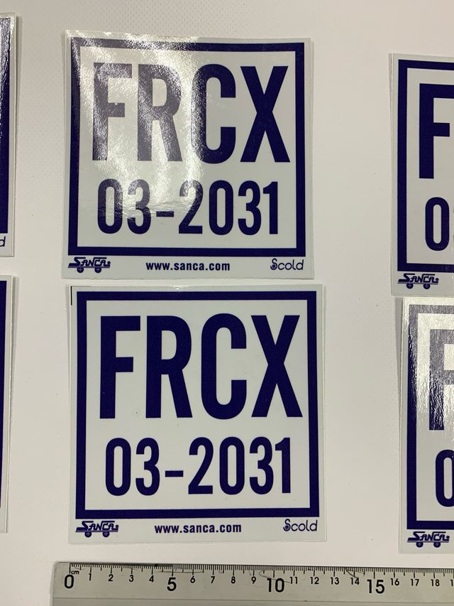 Adhesivos Frigorífico e Isotermo 12x12cm