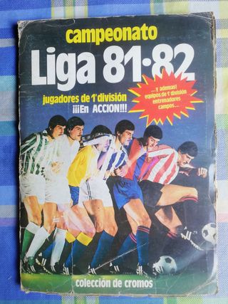 Album Campeonato Liga 81-82. 