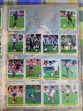 Album Campeonato Liga 81-82. 