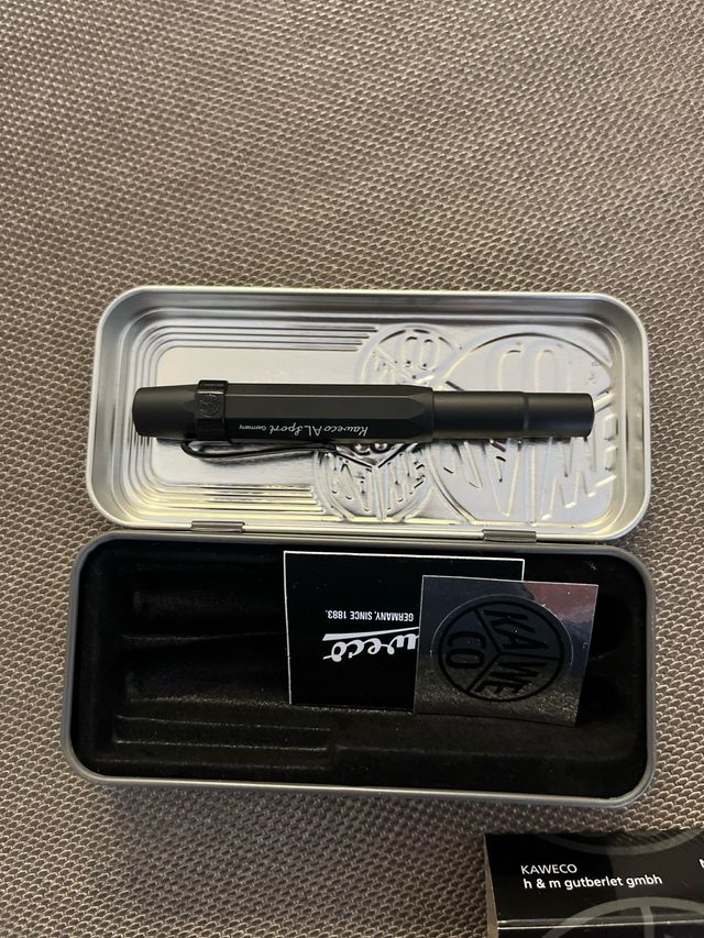 Estilográfica Kaweco AL Sport Black night Edición