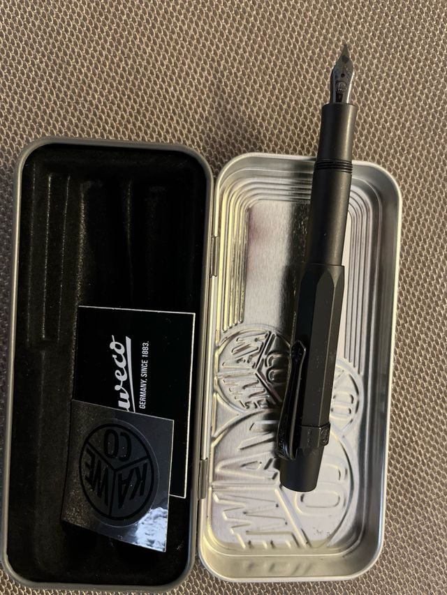 Estilográfica Kaweco AL Sport Black night Edición