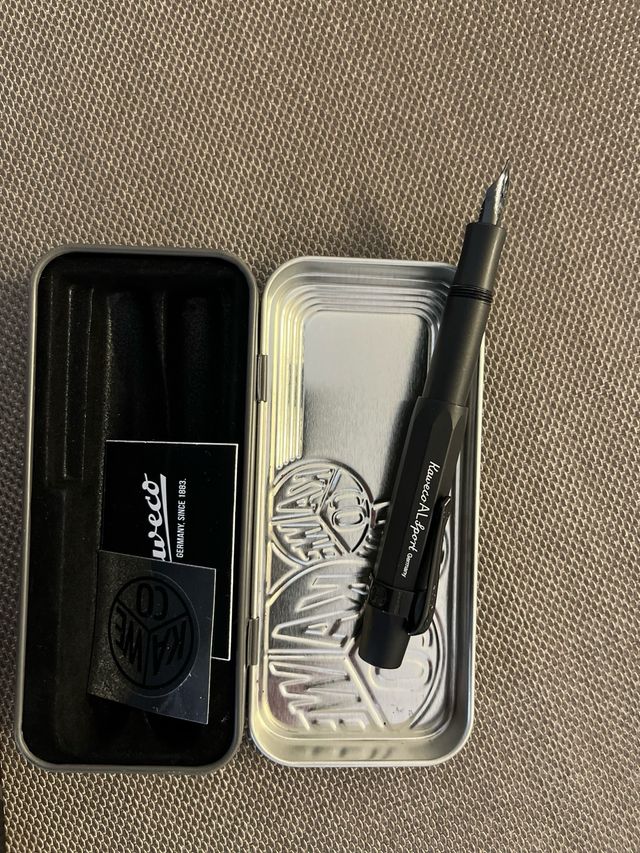 Estilográfica Kaweco AL Sport Black night Edición