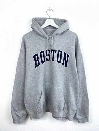 Sudadera USA Boston Oversize USA Retro Hoodie