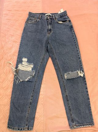 Lote de Pantalón Mom Jeans Rotos Talla 36, 20€ 