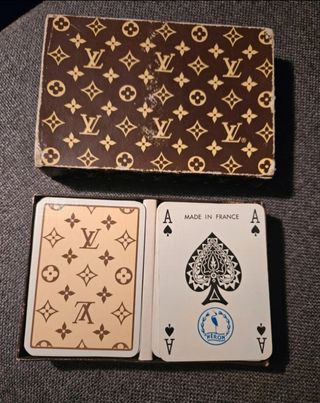 Louis Vuitton Mazzi di carte vintage anni "70
