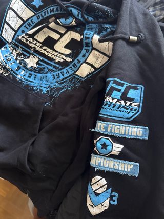 Sudadera UFC MMA Training Camp Negra