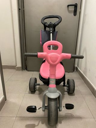 Triciclo bebé niña rosa