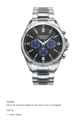 Reloj Viceroy Magnum Cronógrafo Acero Hombre