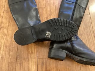 Stivali donna in pelle neri