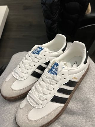 Zapatillas Adidas Samba Blancas y Negras