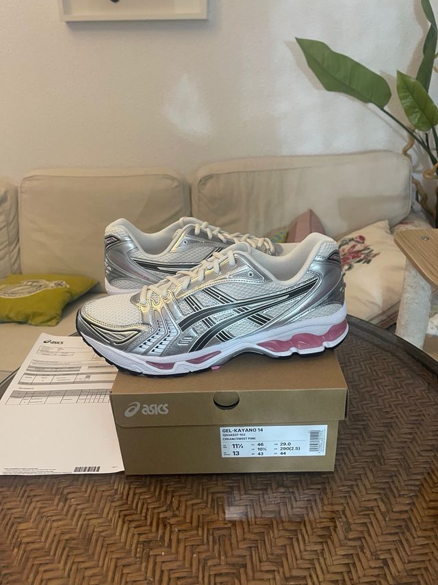 Asics Gel Kayano 14 Cream Sweet Pink Talla 46