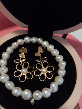 Pulsera y Pendientes Tous Perlas 