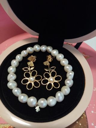 Pulsera y Pendientes Tous Perlas 