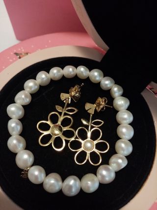 Pulsera y Pendientes Tous Perlas 