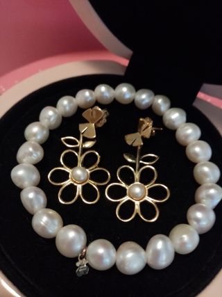 Pulsera y Pendientes Tous Perlas 
