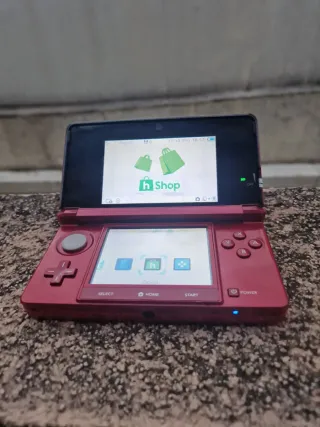 Nintendo 3DS Rosso Metallico