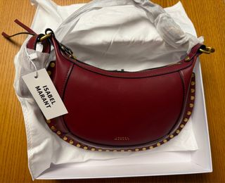 Bolso Isabel Marant Rojo Borgoña