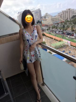 Bañador de una pieza con divertido estampado mujer