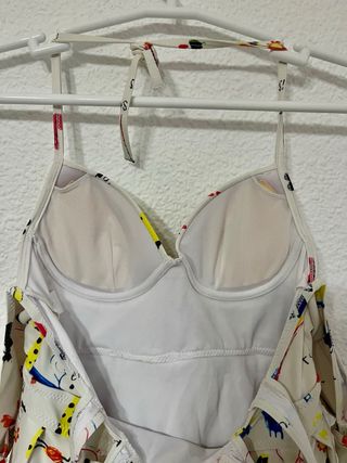 Bañador de una pieza con divertido estampado mujer