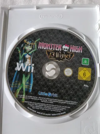 Juego Wii Monster High 13 Deseos