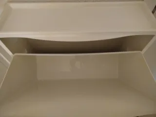 IKEA TRONES scarpiera bianca con 2 scomparti