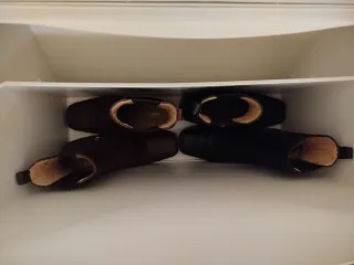 IKEA TRONES scarpiera bianca con 2 scomparti