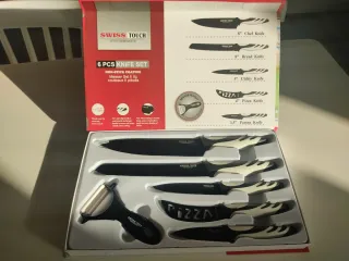 Set di 6 coltelli antiaderenti Swiss Touch