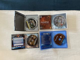 Lote 4 Juegos Uncharted PS3 y PS4