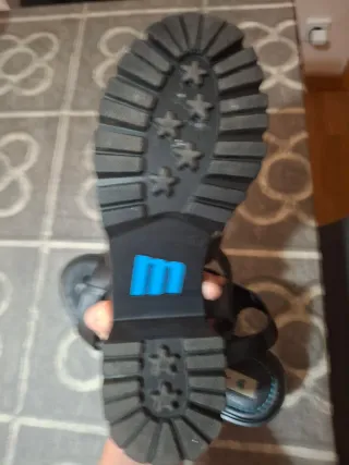 Sandalias Mustang Mujer Negras