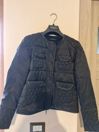 Twin Set giubbotto donna corto nero