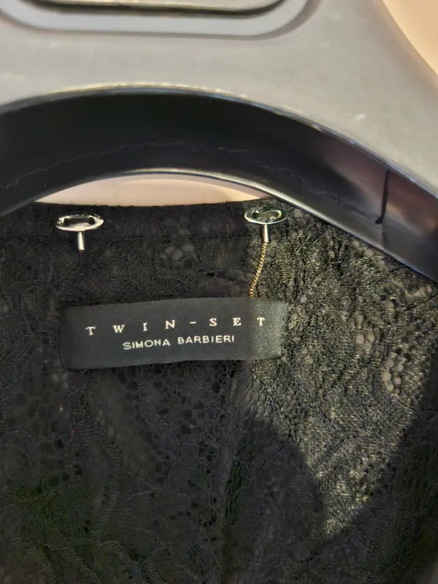 Twin Set giubbotto donna corto nero