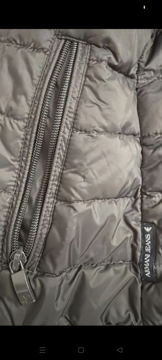 Chaqueta Armani Negra Plumas