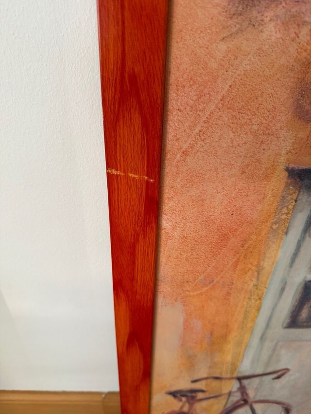 Cuadro Decorativo Bicicleta y Puerta