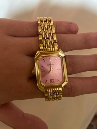 Reloj Zitto Dorado y Rosa