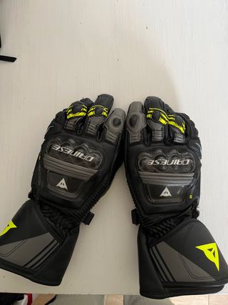 Guantes Moto Dainese Mujer Negro/Amarillo