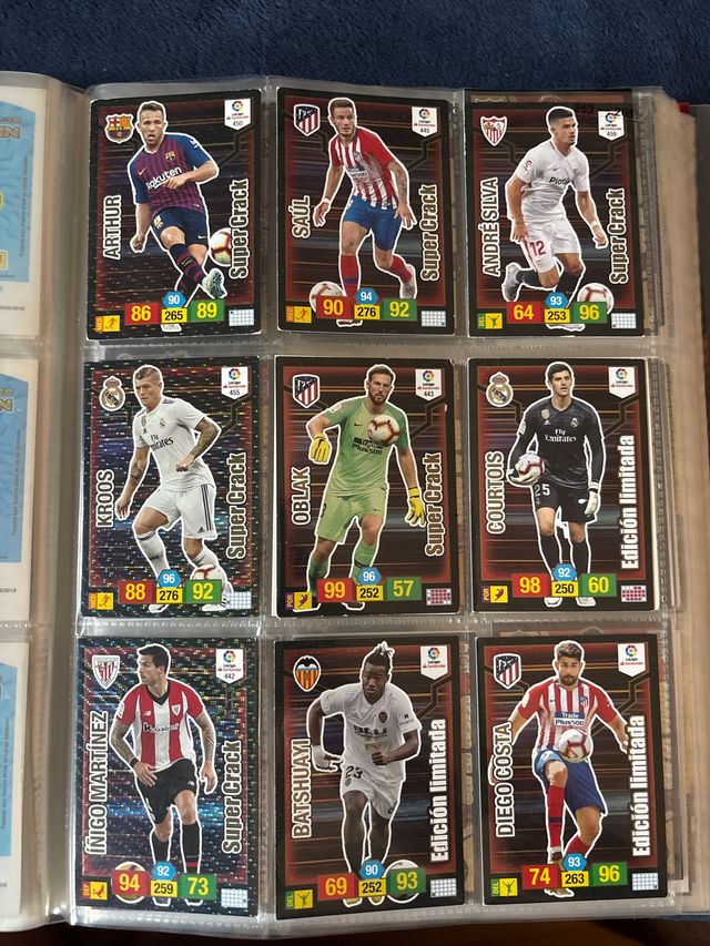 Lote cromos Adrenalyn 2018-19
