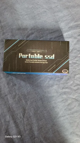 Disco Duro SSD Portátil 4TB USB 3.1