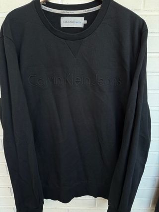 Sudadera negra talla XL CALVIN KLEIN 