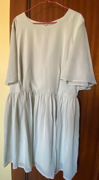 Vestido ASOS verde pastel corto talla 44