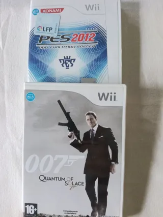 2 Juegos Wii: PES 2012 y 007 Quantum of Solace